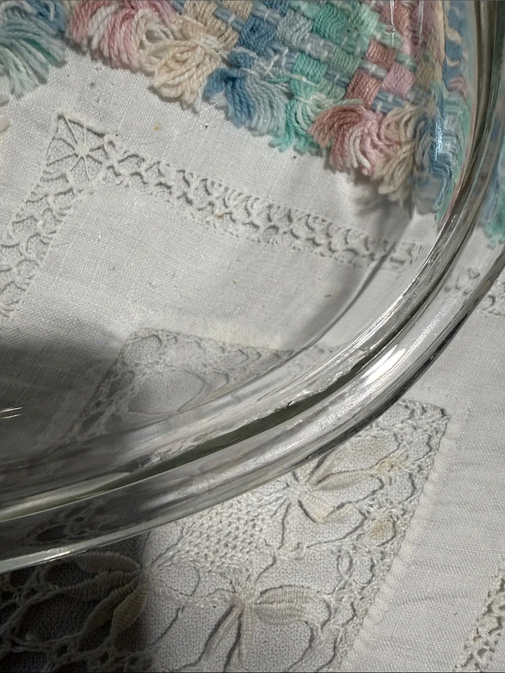Pyrex Clear Glass Casserole Dish replacement lid 3055